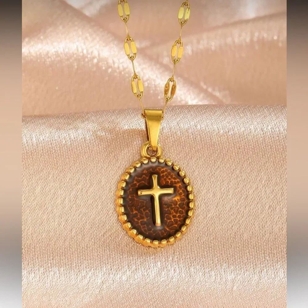Boho Cross Necklace N1676